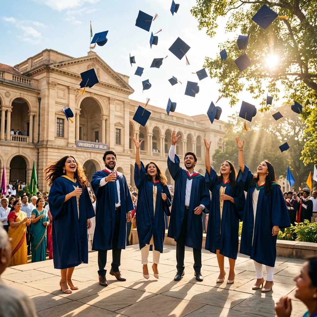 Successful International Students Celebrating Graduation